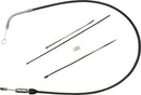 Upper Clutch Cable Black / Chrome For Harley Davidson FLHT 1750 ABS 2021-2022 - 41 Inch