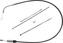 Upper Clutch Cable Black / Chrome For Harley Davidson FLHT 1750 ABS 2021-2022 - 45 Inch