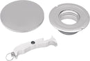 Gas Cap With Paint Protector Non-Vented Chrome