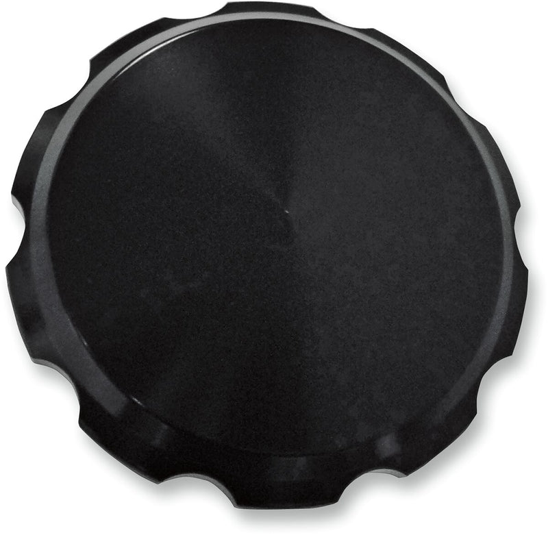 Gas Cap Serrated Smooth Black