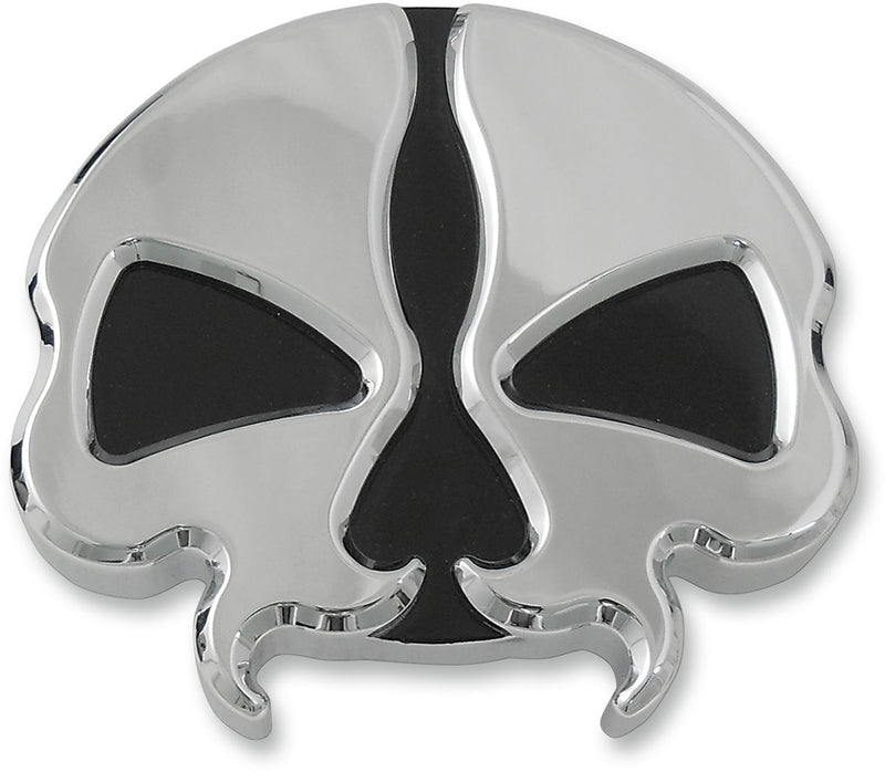 Gas Caps Split Skull Chrome For Harley Davidson FLHR 1340 1996-1998