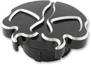 Gas Caps Dummy Split Skull Black