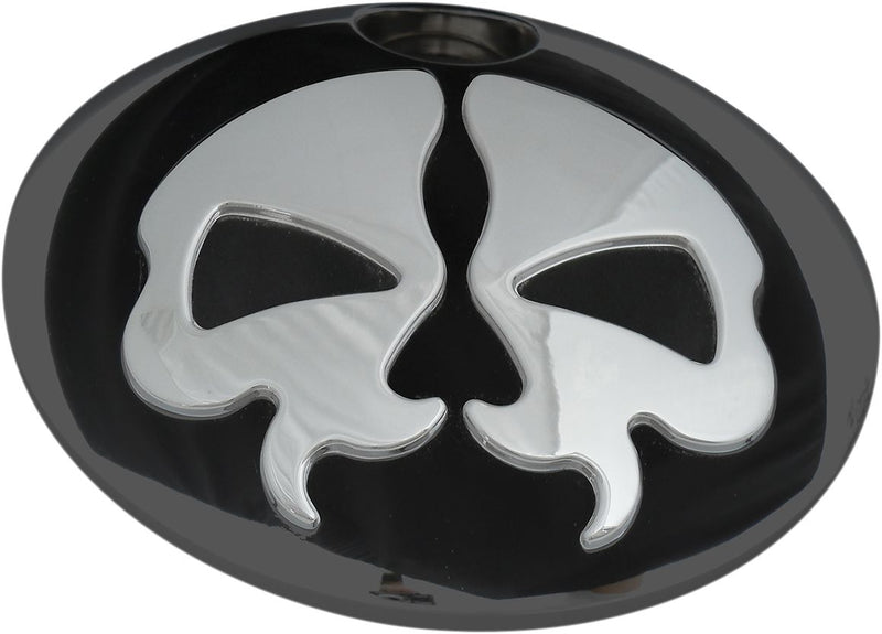 Split Skull Fuel Door Black