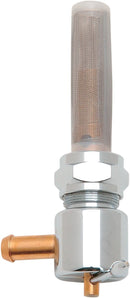 Fuel Petcock Round 5/16 Inch Inward Chrome