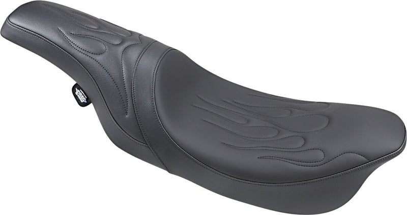Predator Seat Flame Stitched Black