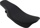 Spoon-Style 2-Up Seat Plain Black For Harley Davidson FLHR 1340 1997-1998