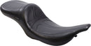 Maverick Daddy Long Legs One-Piece Stitched Seat Black For Harley Davidson FLHT 1340 1997-1998