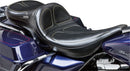 Maverick Daddy Long Legs One-Piece Stitched Seat Black For Harley Davidson FLHT 1450 2002-2003