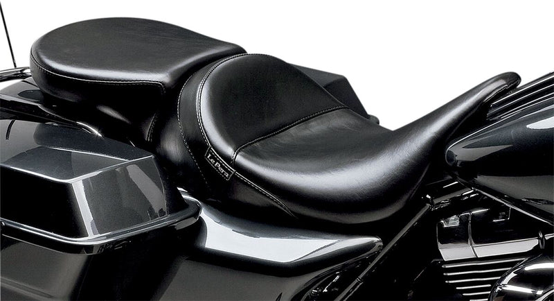 Aviator Pillion Pad Wide Smooth Rear Black