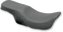Predator 2-Up Seat Smooth Black For Harley Davidson FLHR 1340 1994-1996