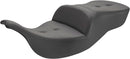 Pillow-Top Road Sofa Seat Black For Harley Davidson FLHT 1340 1997-1998
