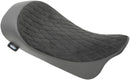 EZ-ON Mount Low-Profile Solo Seat Diamond Faux Suede Black