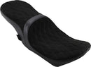 Low Profile Tour Seat Suede Double Diamond Black