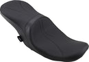 Low Profile Tour Seat Mild Stitched Black For Harley Davidson FLHR 1584 2010-2011