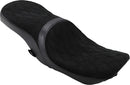 Low Profile Tour Wing Seat Suede Double Diamond Black