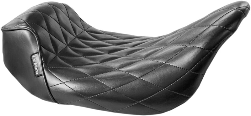 Sprocket Solo Seat Black / Diamond-Cut For Harley Davidson FLHR 1584 2008