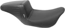 Kickflip 2-Up Basketweave Seat Black For Harley Davidson FLHR 1584 2008