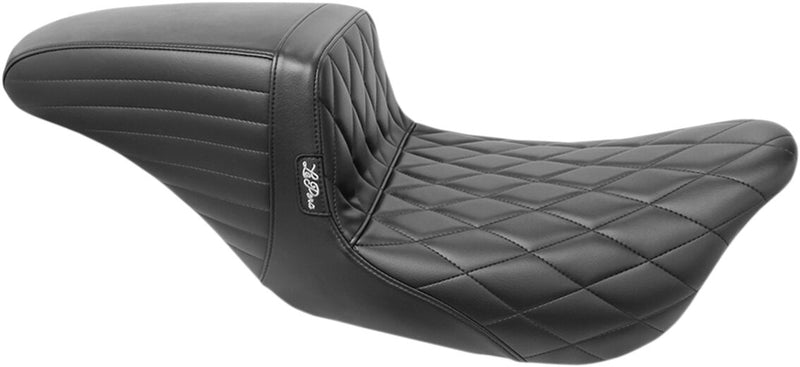 Kickflip 2-Up Diamond Seat Black For Harley Davidson FLHR 1584 2008