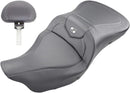 Extended Reach Road Sofa  Seat Black / Silver For Harley Davidson FLHR 1584 2009