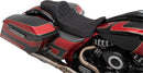 Extended Reach Predator 3 Seat Double Diamond Black For Harley Davidson FLHR 1584 2008