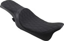 Predator 2-Up Seat Double Diamond Black For Harley Davidson FLHR 1584 2008