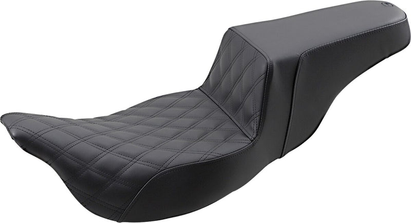 Extended Reach Step-Up Seats Black For Harley Davidson FLHR 1584 2008