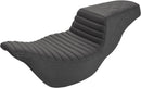 Extended Reach Step-Up Seats Black For Harley Davidson FLHR 1584 ABS 2010-2011