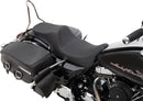 Predator 3 2-Up Seat Smooth Black For Harley Davidson FLHR 1584 2008