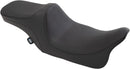 Predator 3 2-Up Seat Smooth Black For Harley Davidson FLHR 1340 1997-1998