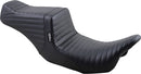 Tailwhip 2-Up Pleated Seat Black For Harley Davidson FLHR 1584 2008
