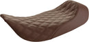 Renegade Lattice Stitch Solo Seat Brown For Harley Davidson FLHR 1340 1997-1998