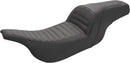 Slim Roll & Pleat Seat Black For Harley Davidson FLHT 1340 1997-1998