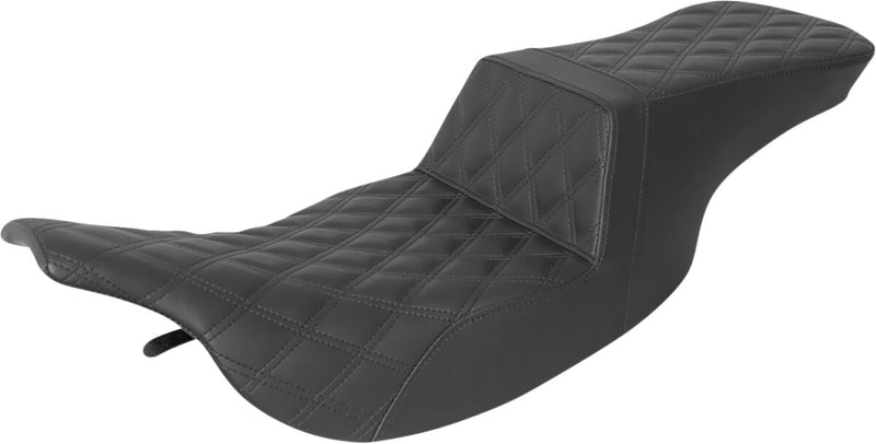 Step-Up Seat Black For Harley Davidson FLHT 1450 2000-2003 - 85 cm