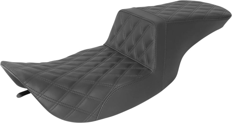 Step-Up Seat Black For Harley Davidson FLHR 1340 1997-1998 - 80 cm