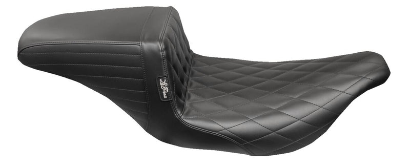 Kickflip 2-Up Diamond Seat Black For Harley Davidson FLHT 1340 1997-1998