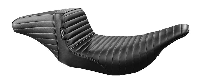 Kickflip 2-Up Pleated Seat Black For Harley Davidson FLHT 1340 1997-1998