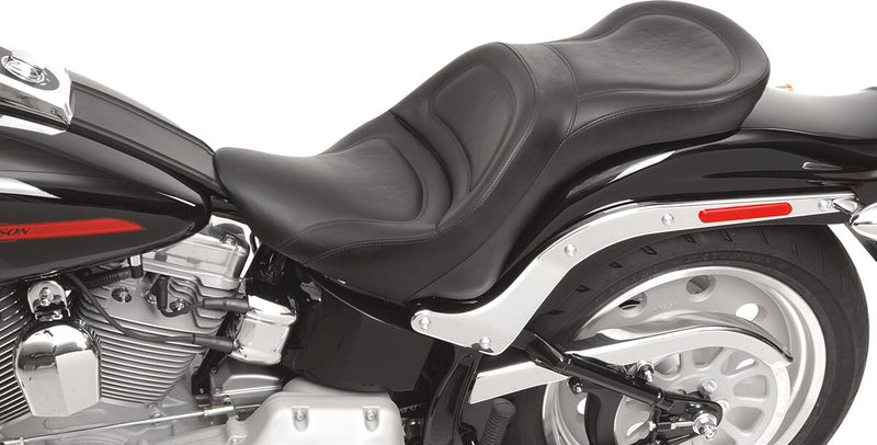 Explorer Seat Black For Harley Davidson FLSTF 1584 2007-2010