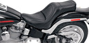 King 2-Up Seat Black For Harley Davidson FLSTF 1584 2007-2010