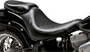 Silhouette Pillion Pad Smooth Black For Harley Davidson FLSTF 1450 2006