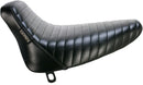 Bare Bones Seat Pleated Black For Harley Davidson FLST 1340 1987-1990