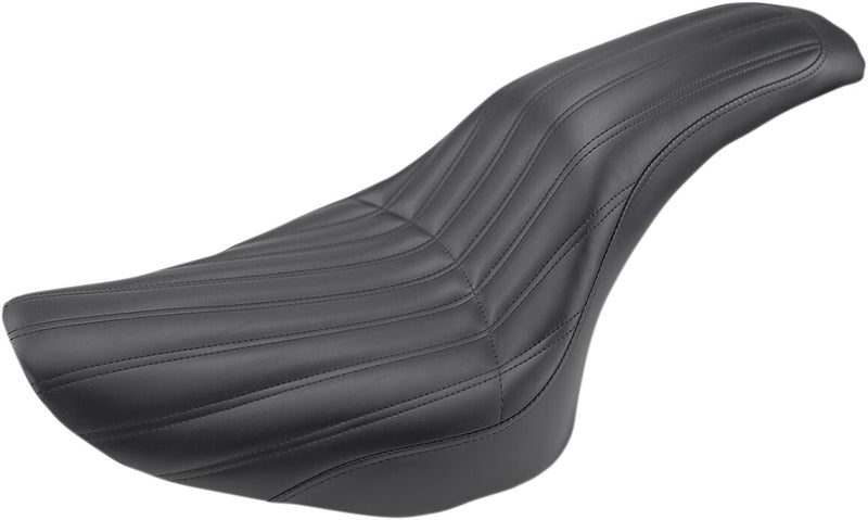 Knuckle 2-Up Seat Black For Harley Davidson FLSTF 1584 2007-2010
