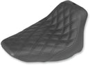 Renegade Lattice Stitch Solo Seat Black For Harley Davidson FLSTC 1450 2006