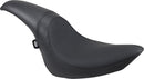 Low Profile Predator Seat Smooth Black For Harley Davidson FLSTF 1584 2007-2010