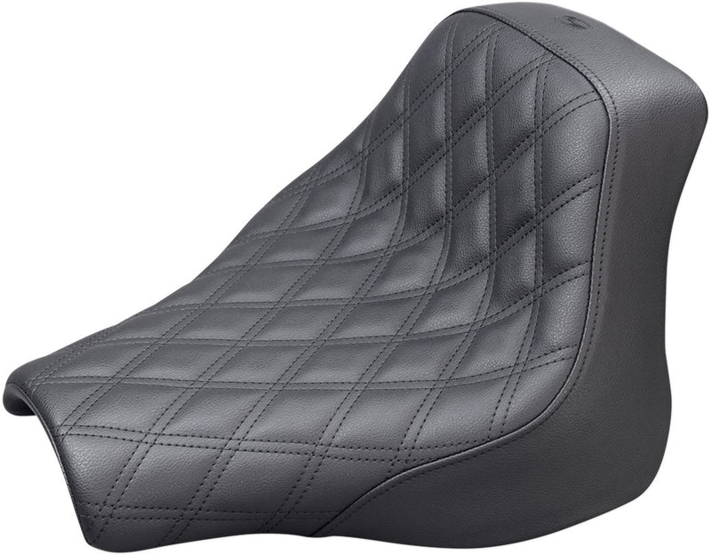 Renegade Lattice Stitch Solo Seat Black For Harley Davidson FXFB 1750 ABS 2021