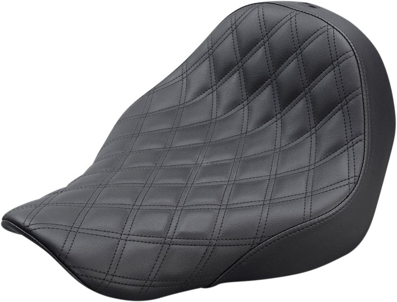 Renegade Lattice Stitch Solo Seat Black For Harley Davidson FLSB 1750 ABS 2022