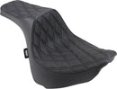 Predator 3 Seat Double Diamond Black For Harley Davidson FXFB 1750 ABS 2018