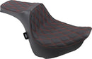 Predator 3 Seat Double Diamond Black / Red For Harley Davidson FXFB 1750 ABS 2018