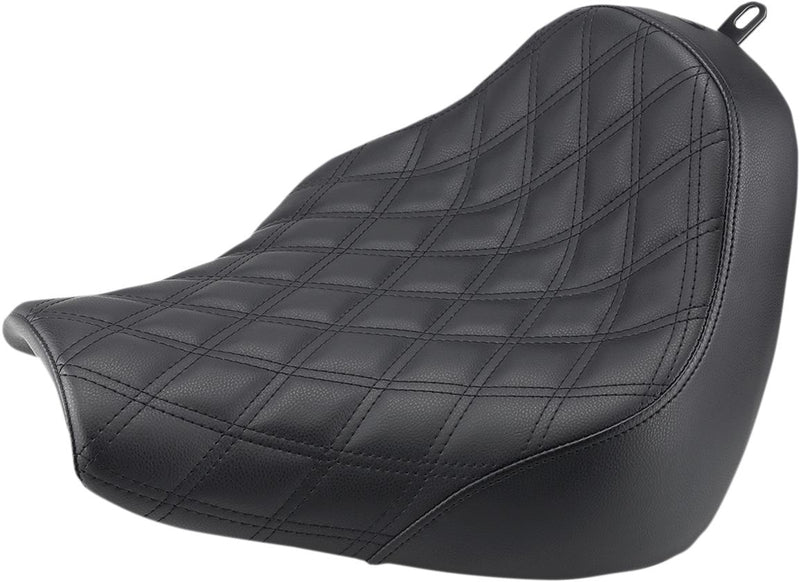 Renegade Lattice Stitch Solo Seat Black For Harley Davidson FXBRS 1868 ABS 2021-2022