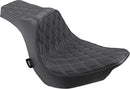 Predator 3 Seat Double Diamond Black / Silver For Harley Davidson FLFB 1750 ABS 2018-2020