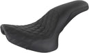 Profiler Lattice Stitch Seat Black For Harley Davidson FLST 1450 2006